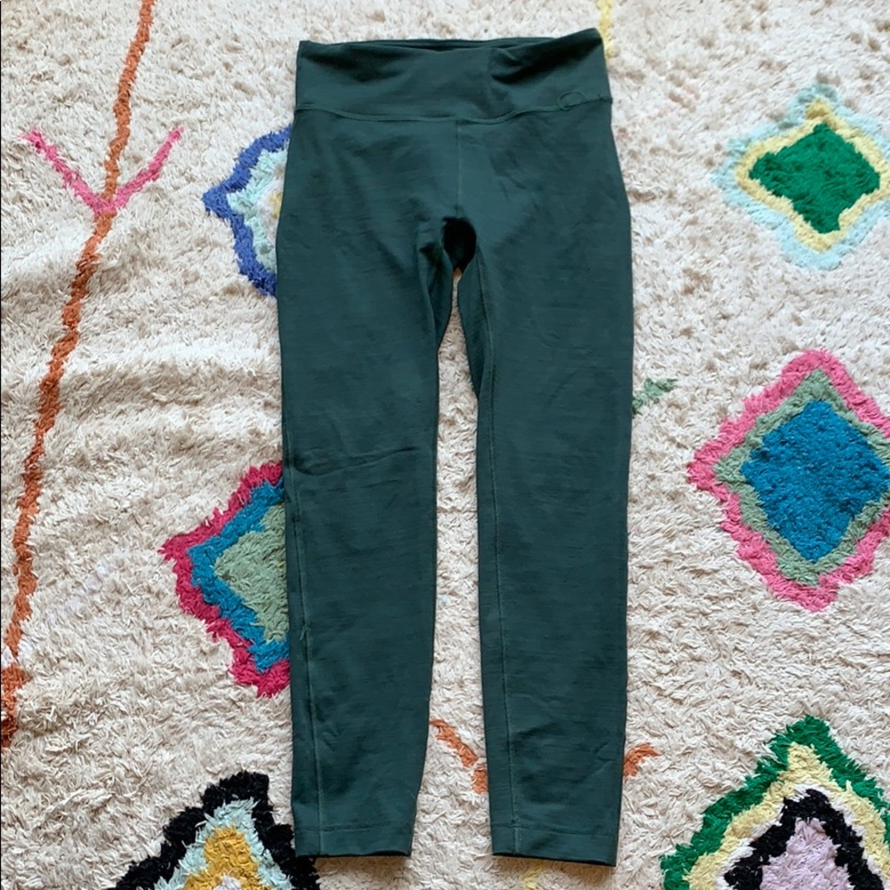 Outdoor Voices Deep Green Leggings